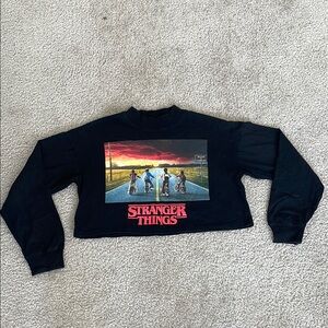 Black Cropped Sweater